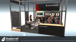 20x30 Île booth design by DisplayCraft